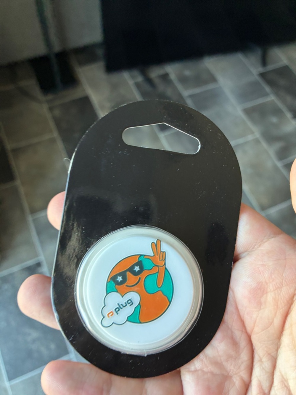 Orange Smiley PopSocket